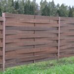 Забор деревянная плетенка